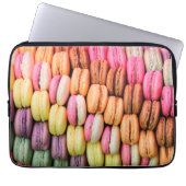 Bunte Makronen Laptopschutzhülle (Vorderseite)