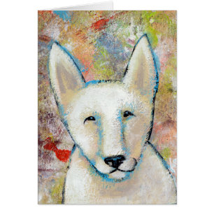 Bunte Malerei des glücklichen Hundekunst-Spaßes