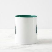Bunte Mama-Bär-Wald-Kunst Tasse (Zentrum)