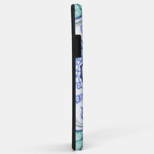 Bunte Mandala Case-Mate iPhone Hülle (Hinten/Rechts)