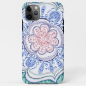 Bunte Mandala Case-Mate iPhone Hülle (Rückseite)
