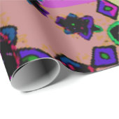 bunte Mandala-Designs Geschenkpapier (Rolleneckpunkt)