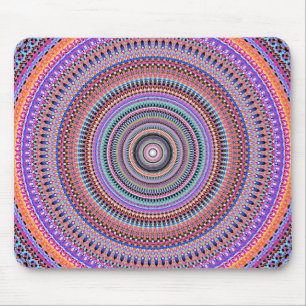 bunte Mandala-Designs Mousepad