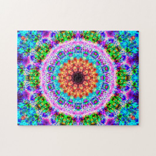 Bunte Mandala entspannendes | Puzzle (Horizontal)