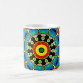 Bunte Mandala Kaffeetasse (Mittel)