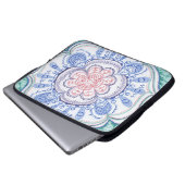 Bunte Mandala-Laptop-Hülse Laptopschutzhülle (Vorne Knopf)