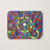 Bunte Mandala Puzzle (Horizontal)
