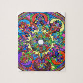 Bunte Mandala Puzzle (Vertikal)