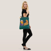 Bunte Mandarinente Moderne Digitale Kunst Tasche (Am Model)