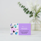 Bunte Marienkäfer-Mama-Karte Telefonnummerkarte (Stehend Vorderseite)