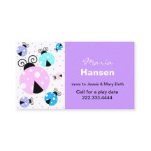 Bunte Marienkäfer-Mama-Karte