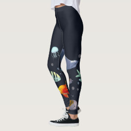 Bunte Marinegeschöpfe Leggings