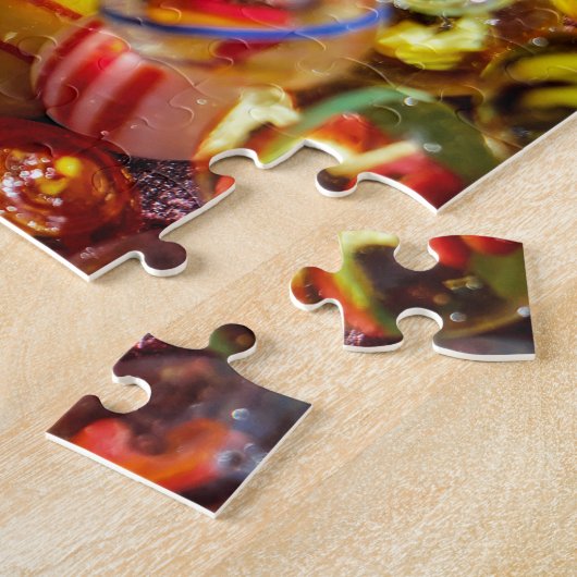 Bunte Marmore Puzzle (Seite)