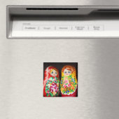Bunte Matrjoschka-Puppen Magnet (In Situ (Geschirrspüler))