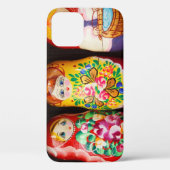 Bunte Matryoshka Puppen Case-Mate iPhone Hülle (Rückseite)