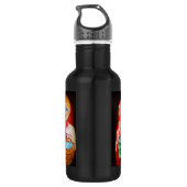 Bunte Matryoshka Puppen Edelstahlflasche (Rückseite)