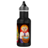 Bunte Matryoshka Puppen Edelstahlflasche (Rechts)