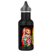 Bunte Matryoshka Puppen Edelstahlflasche (Links)