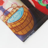 Bunte Matryoshka Puppen Fleecedecke (Ecke)