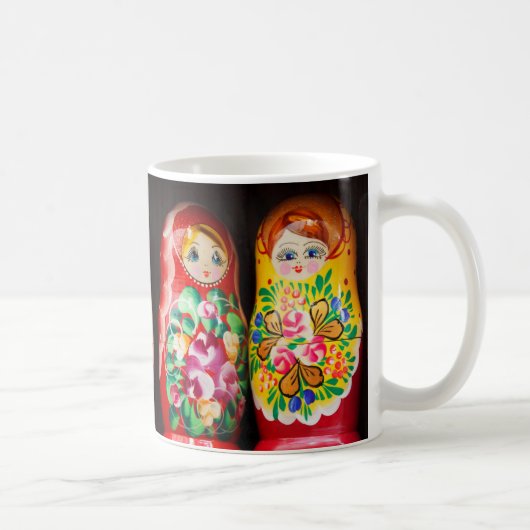 Bunte Matryoshka Puppen Kaffeetasse (Rechts)