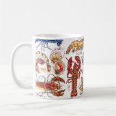 Bunte Meeresfrüchte Kaffeetasse (Links)