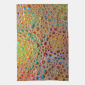 Bunte mehrfarbige Seifenblase-Kunst Handtuch (Vertikal)