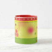 Bunte mexikanische Kaffee-Tassen-ursprünglicher Tasse (Zentrum)