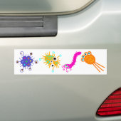 Bunte Mikroben Autoaufkleber (Auf Auto)