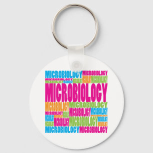 Bunte Mikrobiologie Schlüsselanhänger