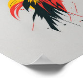 Bunte Mimik Poster (Ecke)