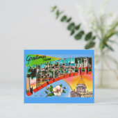 Bunte Mississippi Grüße Postkarte (Stehend Vorderseite)