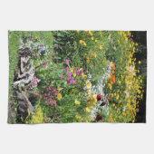 Bunte mittlere Sommer-Gärten! Geschirrtuch (Horizontal)
