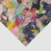 Bunte Mixed Media Pop Art Collage Seidenpapier (Ausschnitt)