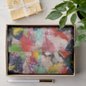 Bunte Mixed Media Pop Art Collage Seidenpapier (Geschenk)