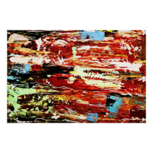 Bunte moderne abstrakte Kunst | Festivity Leinwand