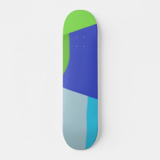 bunte moderne abstrakte Kunst Skateboard (Vorne)