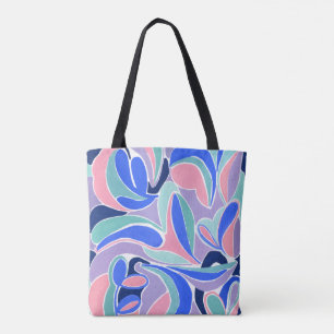 Bunte moderne abstrakte Kunstmalerei-Tragetasche Tasche