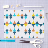 Bunte, moderne, coole, trendy geometrische Formen Seidenpapier (Handwerk)