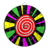 Bunte moderne Dartscheibe (vorne)
