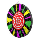 Bunte moderne Dartscheibe (Vorderseite rechts)
