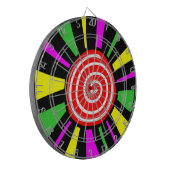 Bunte moderne Dartscheibe (Vorderseite Links)