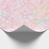 Bunte moderne Schnüre - Perlen-Pastell Geschenkpapier (Ecke)