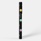 Bunte Monogramm-Punkte iPhone Hülle (Rechte Seite)