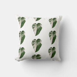 Bunte Monstera-Herzblatt-Botanik Kissen