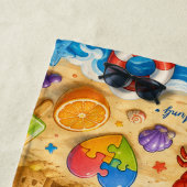 Bunte Monsterfreunde Ultimative Strandparty Strandtuch (Beispiel)