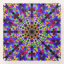 Bunte Mosaik-Mandala