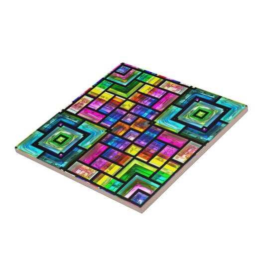 bunte Mosaikfliese Fliese (Seite)