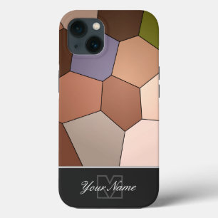 Bunte Mosaikfliesen mit Monogramm! Case-Mate iPh iPhone Hülle