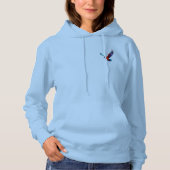 Bunte Möwe im Flug Hoodie (Vorderseite)