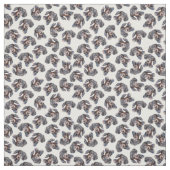 Bunte multi niedliche Dackelkunst Stoff (Muster)